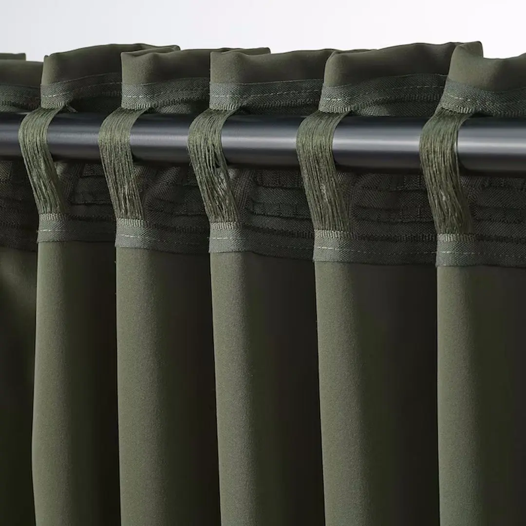 Draperii opace Ikea Majgull 145x300 (Verde Inchis)