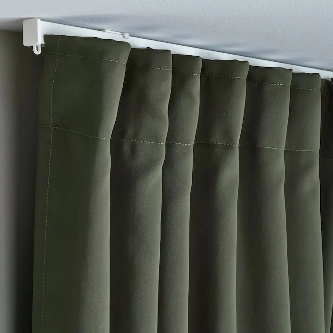 Draperii opace Ikea Majgull 145x300 (Verde Inchis)