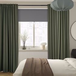 Draperii opace Ikea Majgull 145x300 (Verde Inchis) Thumb