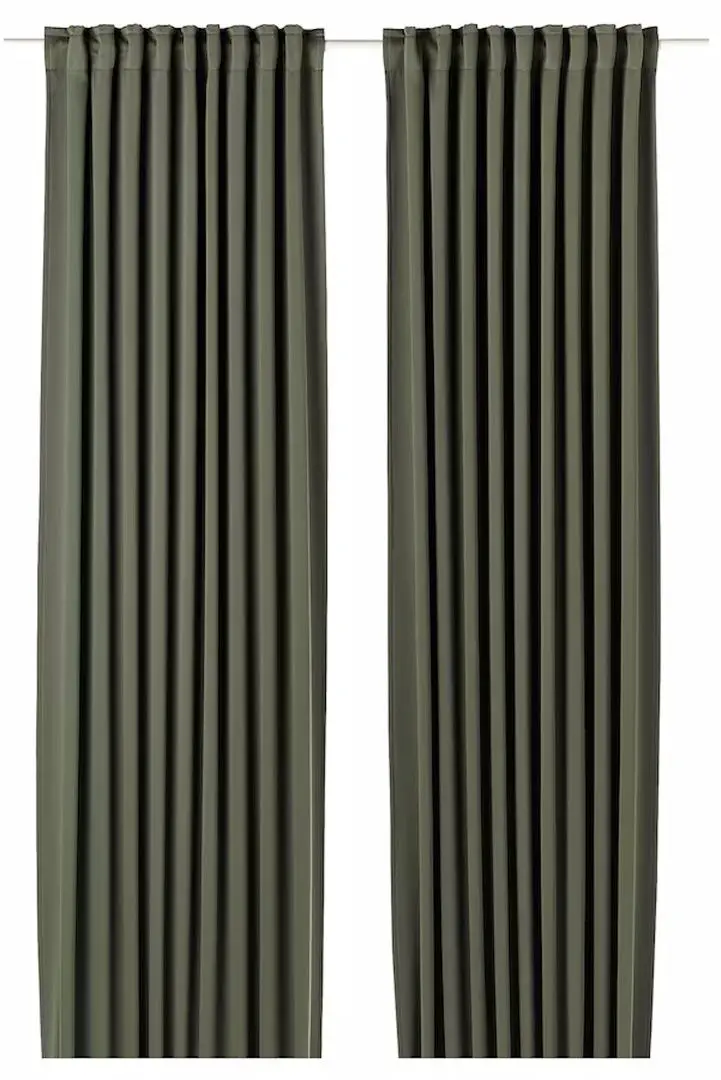 Draperii opace Ikea Majgull 145x300 (Verde Inchis)