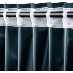 Draperii semiopace Ikea Rosenmandel 135x250 (Albastru inchis) Thumb