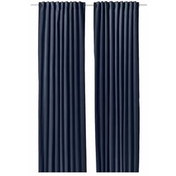 Затемняющие шторы Ikea Sanela 140x250 (Темно-Синий)