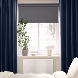 Затемняющие шторы Ikea Sanela 140x250 (Темно-Синий) Thumb