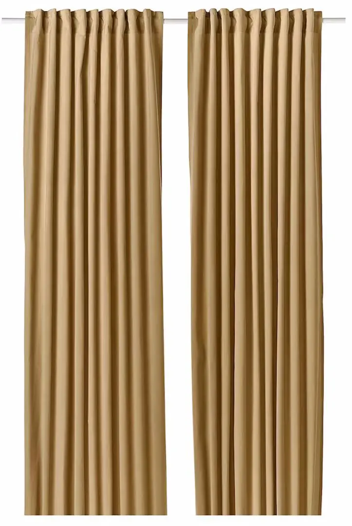 Draperii opace Ikea Sanela 145x250 (Bej-Galben)