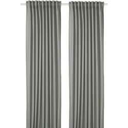 Draperii semiopace Ikea Tibast 145x250 (Verde inchis)