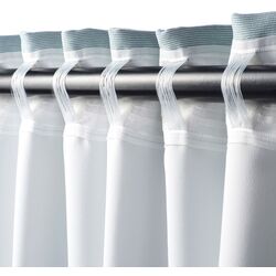 Затемняющие шторы Ikea Vilborg 145x250 (Белый/Бирюзовый) Thumb