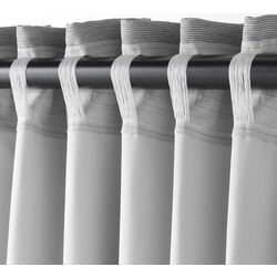 Draperii semiopace Ikea Vilborg 145x250 (Gri) Thumb