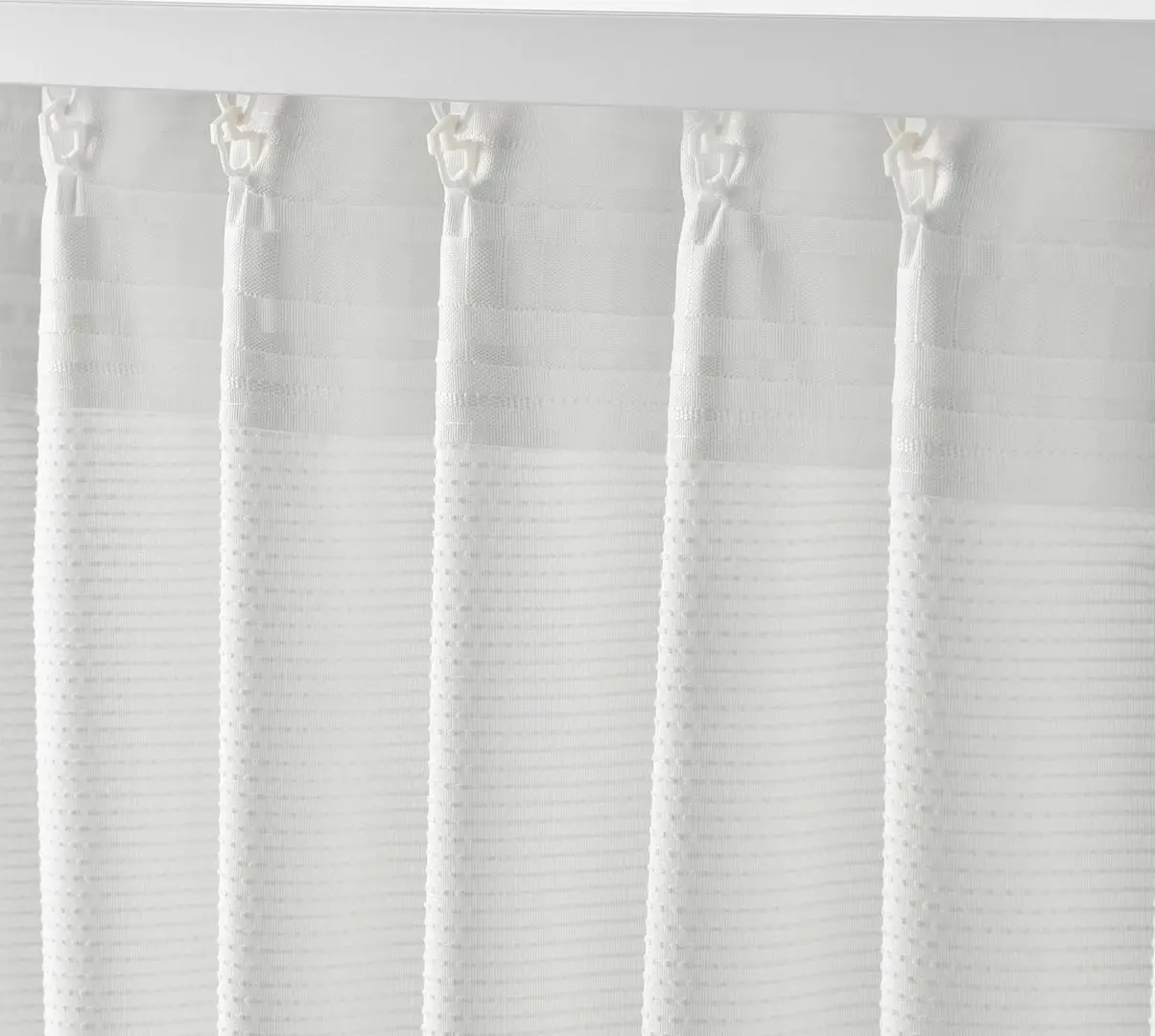 Draperie fonoabsorbantă Ikea Gunnlaug 145x250 (Alb) - 4