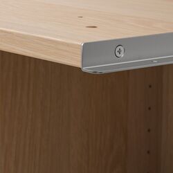 Дополнительный угловой модуль Ikea Pax 4 полки 53x58x201 (Под Дуб Беленый) Thumb