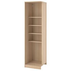 Дополнительный угловой модуль Ikea Pax 4 полки 53x58x201 (Под Дуб Беленый)