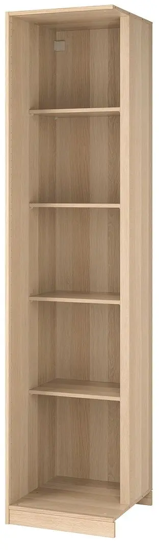 Дополнительный угловой модуль Ikea Pax 4 полки 53x58x236 (Под Дуб Беленый)