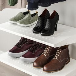 Система хранения Ikea Boaxel 1 секция/2 обувные полки 62x40x201 (Белый) Thumb