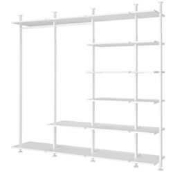 Sistem depozitare Ikea Elvarli 4 sectiuni 303x51x350 (Alb)