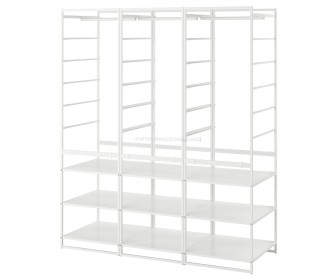 Sistem modular Ikea Jonaxel сadru/bara umerase/polite 148x51x173 (Alb)