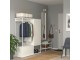 Antreu Ikea Platsa 3 usi 140x42x161 (Alb/Fonnes Alb)