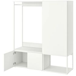 Antreu Ikea Platsa 3 usi 140x42x161 (Alb/Fonnes Alb) Thumb