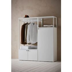 Antreu Ikea Platsa 3 usi 140x42x161 (Alb/Fonnes Alb) Thumb