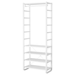 Sistem depozitare Ikea Elvarli 1 sectiune 84x40x216 (Alb)