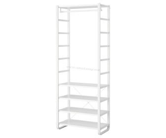 Sistem depozitare Ikea Elvarli 1 sectiune 84x40x216 (Alb)