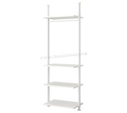 Sistem depozitare Ikea Elvarli 1 sectiune 92x51x222-350 (Alb)