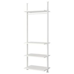 Sistem depozitare Ikea Elvarli 1 sectiune 92x51x222-350 (Alb)
