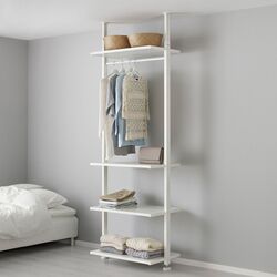 Система хранения Ikea Elvarli 1 секция 92x51x222-350 (Белый) Thumb