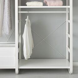 Система хранения Ikea Elvarli 2 секции 125x55x216 (Белый) Thumb