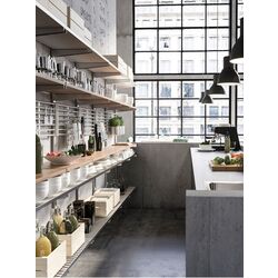 Sistem depozitare suspendata Ikea Kungsfors polita/gratar (Inox/Frasin) Thumb