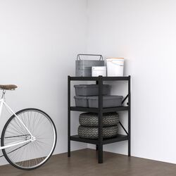 Etajera Ikea Bror 65x55x110 (Negru) Thumb