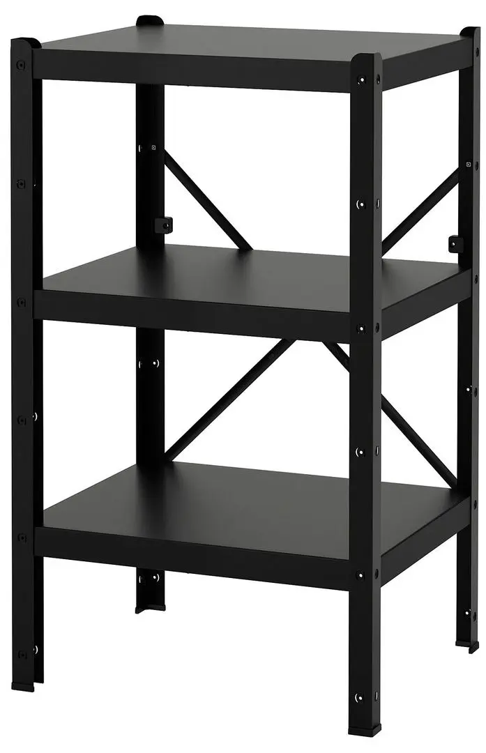 Etajera Ikea Bror 65x55x110 (Negru)