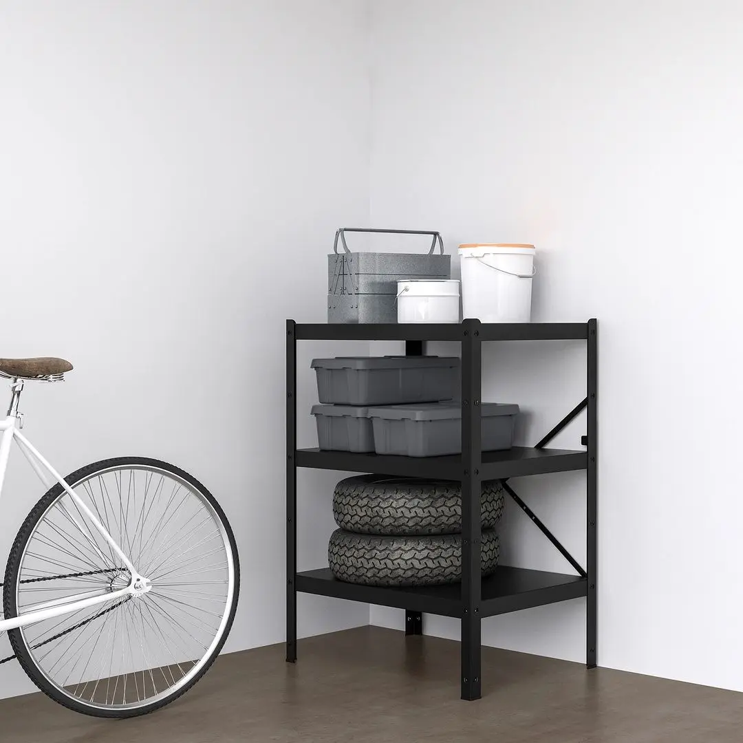 Etajera Ikea Bror 85x55x110 (Negru)