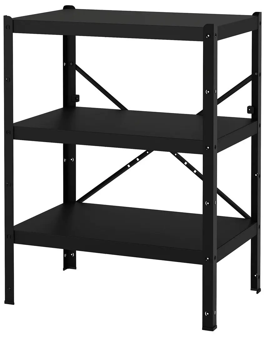 Etajera Ikea Bror 85x55x110 (Negru)