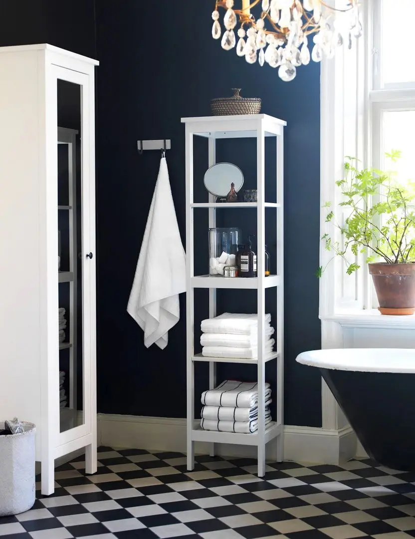 Etajera Ikea Hemnes 42x172 (Alb)