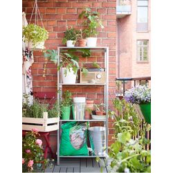 Etajera Ikea Hyllis interior/exterior 60x27x140 (Argintiu) Thumb