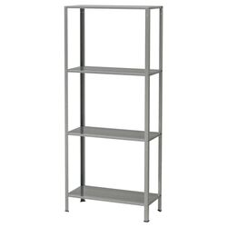 Стеллаж Ikea Hyllis для дома/улицы 60x27x140 (Серебристый)