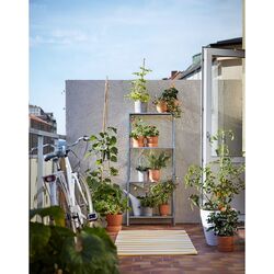 Etajera Ikea Hyllis interior/exterior 60x27x140 (Argintiu) Thumb