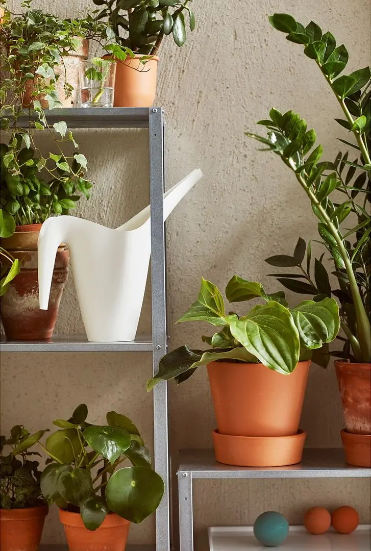 Etajera Ikea Hyllis interior/exterior 60x27x140 (Argintiu)