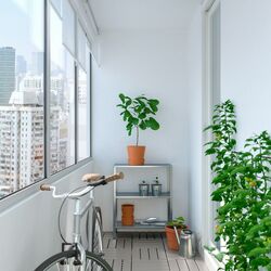 Etajera Ikea Hyllis interior/exterior 60x27x74 (Inox) Thumb