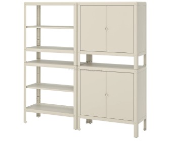 Etajera Ikea Kolbjorn 2 corpuri171x37 (Bej)