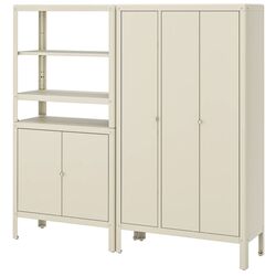 Etajera Ikea Kolbjorn 2 corpuri 171x37x161 (Bej) Thumb
