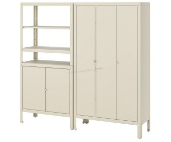 Etajera Ikea Kolbjorn 2 corpuri 171x37x161 (Bej)