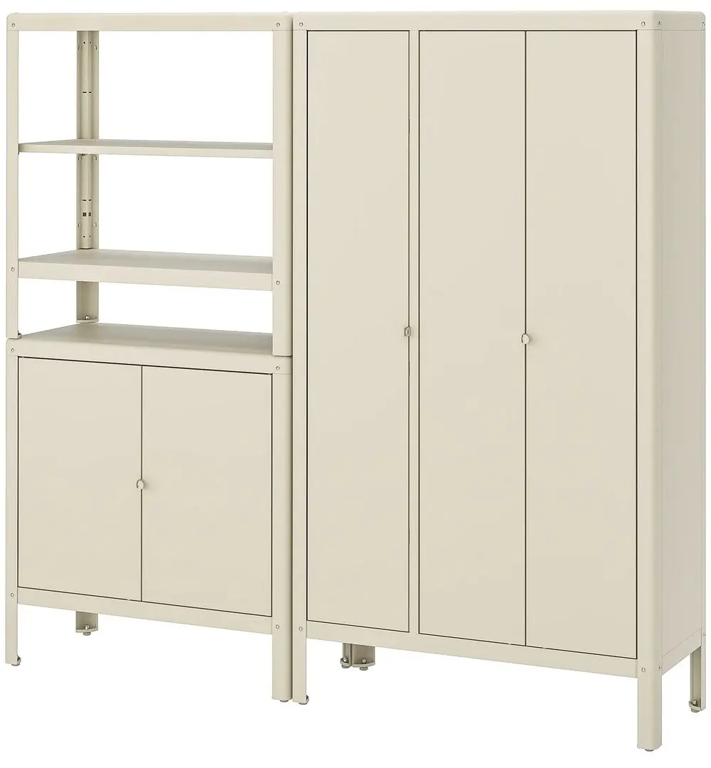 Etajera Ikea Kolbjorn 2 corpuri 171x37x161 (Bej)