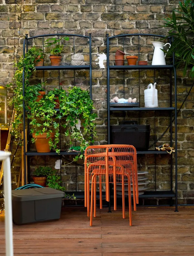 Etajera Ikea Lacko exterior 61x160 (Gri)