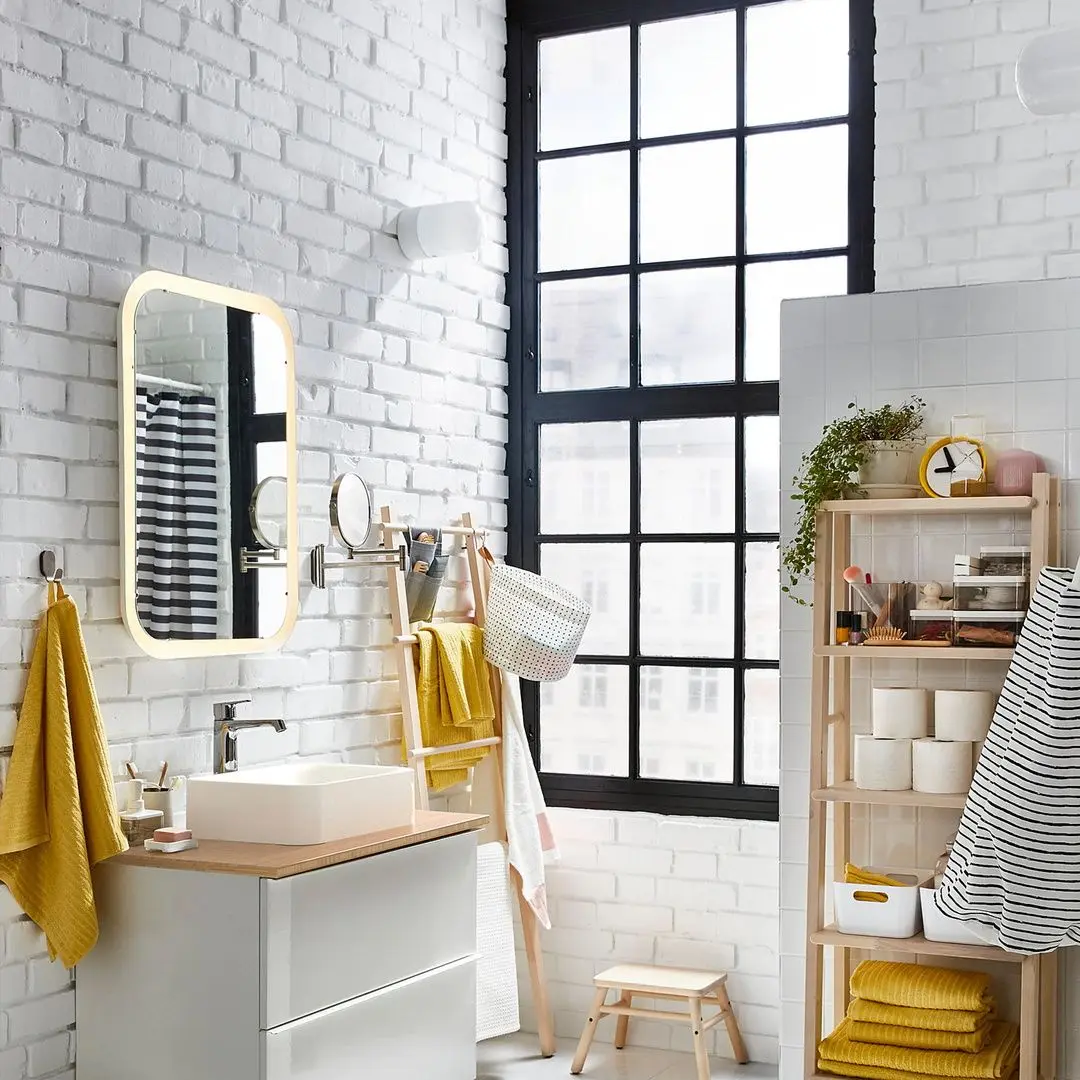 Etajera Ikea Vilto 46x150 (Mesteacăn)