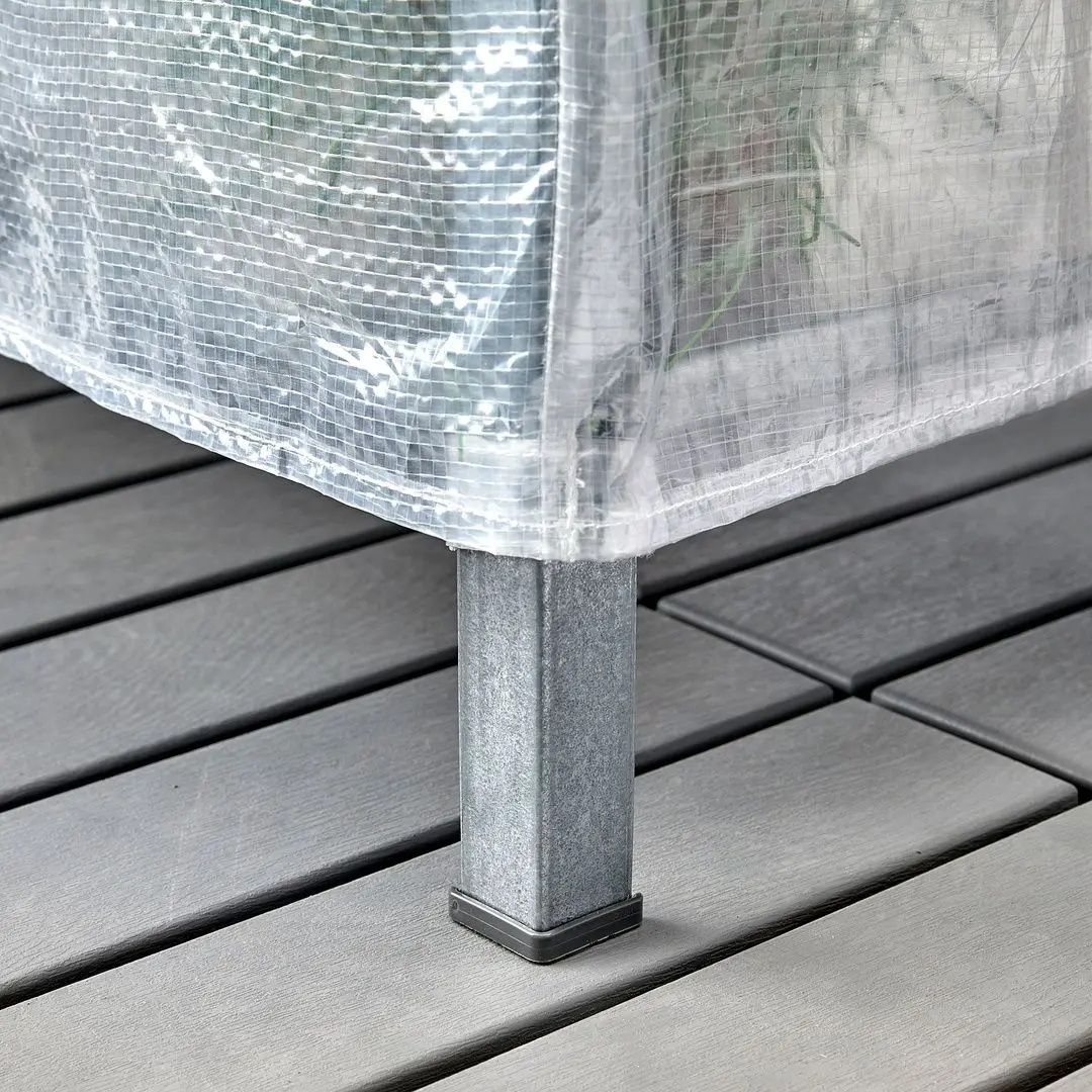 Стеллаж с чехлом Ikea Hyllis 60x27x140 (Нержавеющая Сталь) - 3
