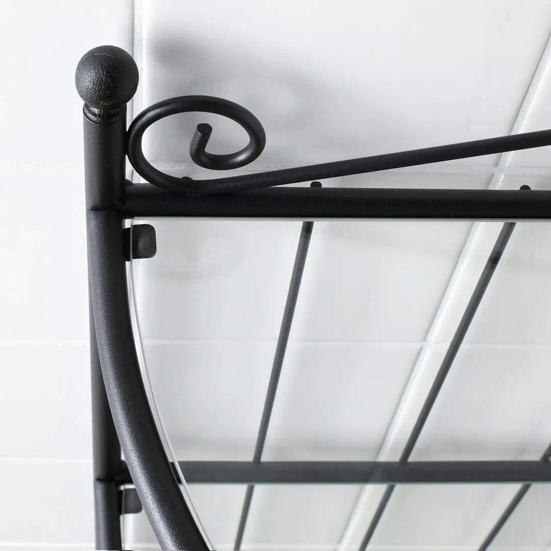 Стеллаж угловой Ikea Ronnskar (Черный) - 3