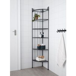 Стеллаж угловой Ikea Ronnskar (Черный) Thumb