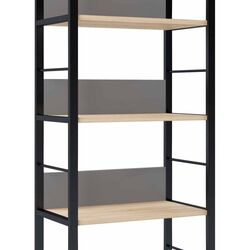 Стеллаж DP Urban 60 с перилами (Black/Sonoma Oak) Thumb