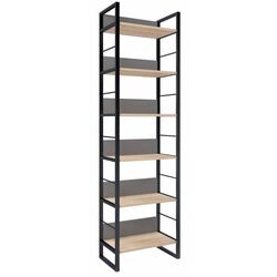 Etajera DP Urban 60 cu bare (Black/Sonoma Oak)