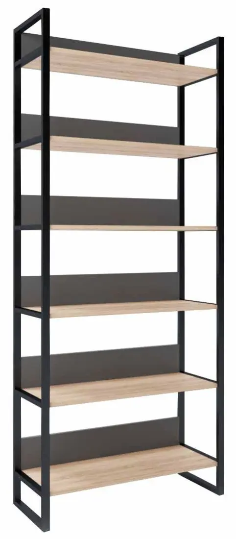 Etajera DP Urban 90 (Black/Sonoma Oak)